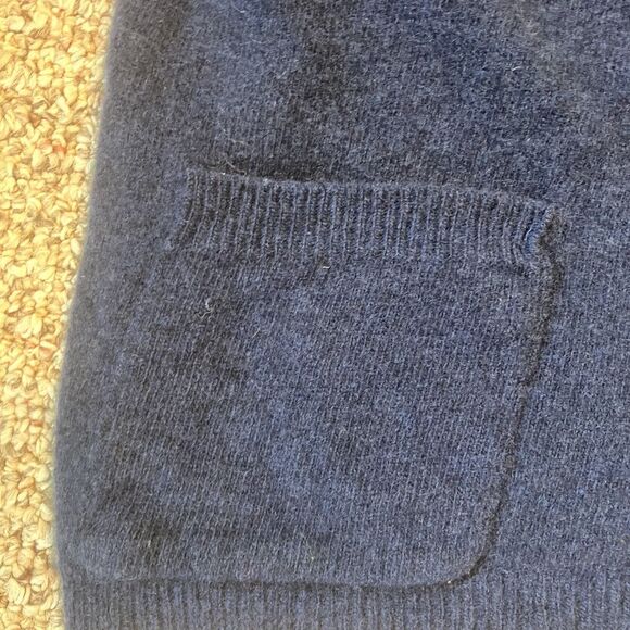 Architect Womens 100% Lambswool Sweater Vest Size L Academia Quiet Luxury Button - Picture 2 of 6